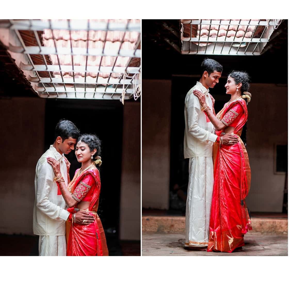 Wedding couple portrait